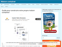 Tablet Screenshot of maisoncontainer.org